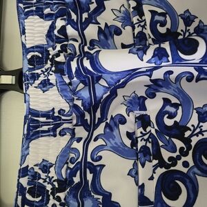 Liz Claiborne Blue and White Trousers
